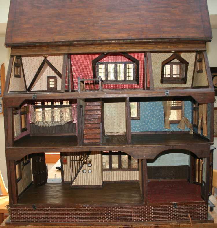 1:12 Scale  Miniature Farmhouse Hermes Birkin Bag Black